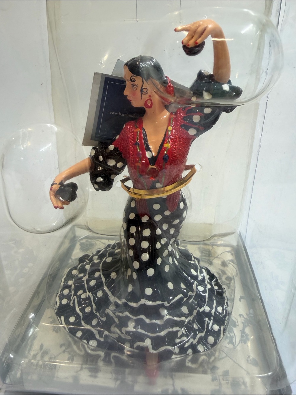 Barcino Classic Mosaic Spanish Flamenco Dancer Figurine NIB